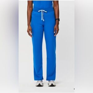 Figs Women's Royal Blue Livingston basic scrub pant xxs